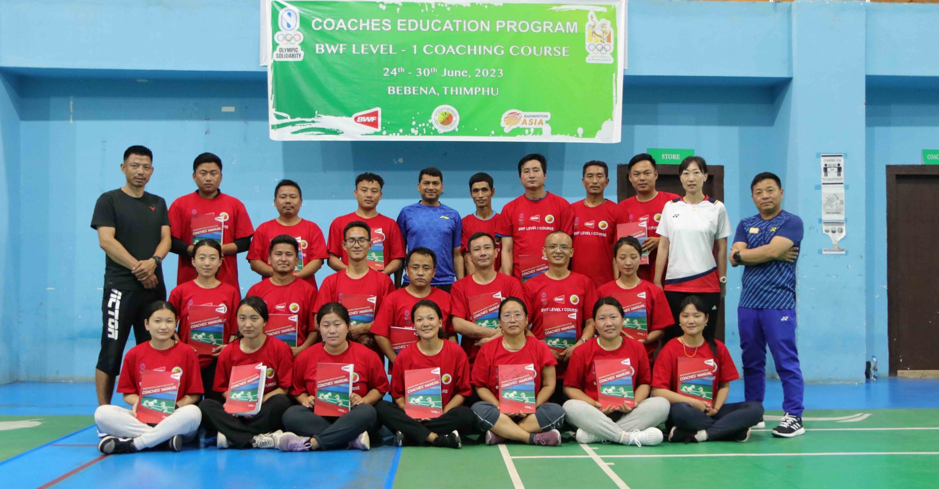 Coaches Enhance Skills through BWF Level 1 Coaching Course